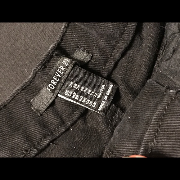 Forever 21 high waisted short shorts w lace trim - Picture 3 of 6